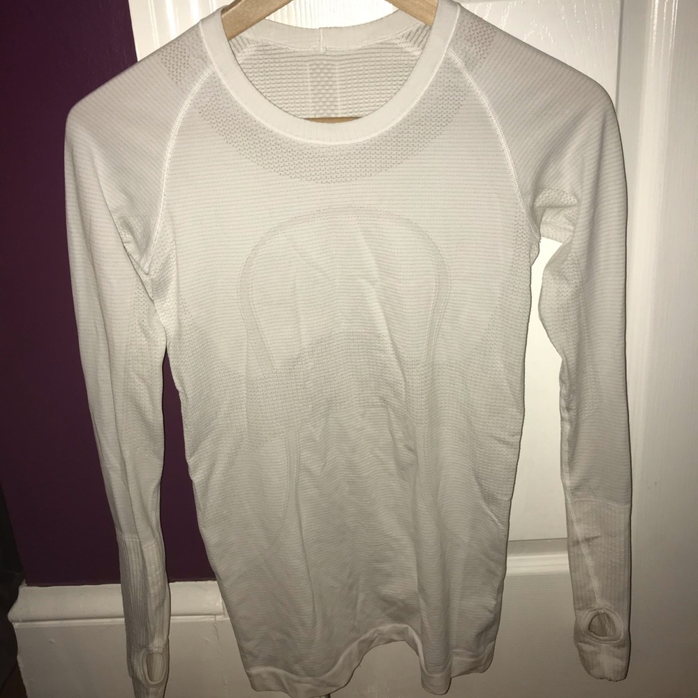 Lululemon White Long Sleeve